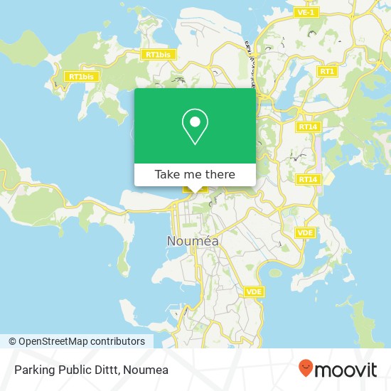 Parking Public Dittt map