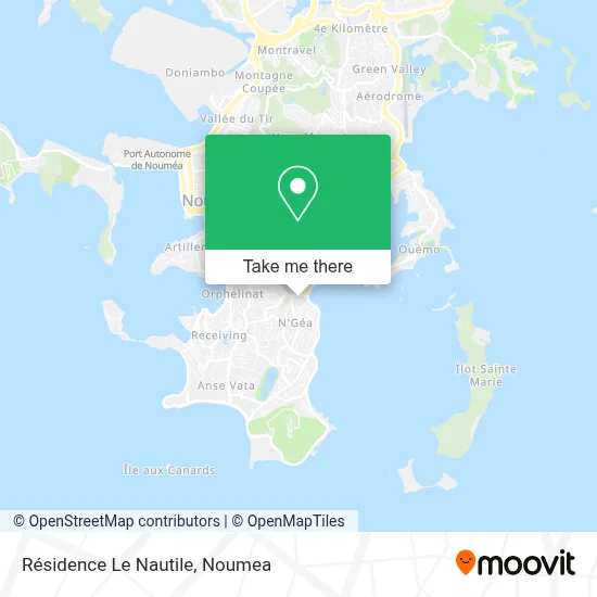 Résidence Le Nautile map