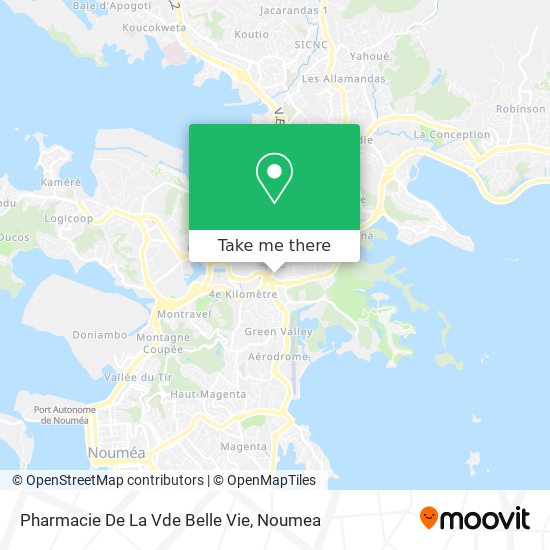 Pharmacie De La Vde Belle Vie map