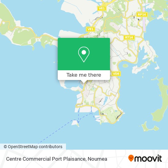 Centre Commercial Port Plaisance map
