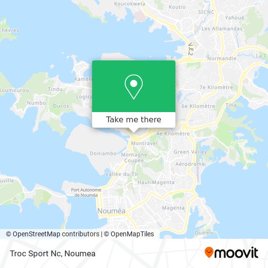 Troc Sport Nc map