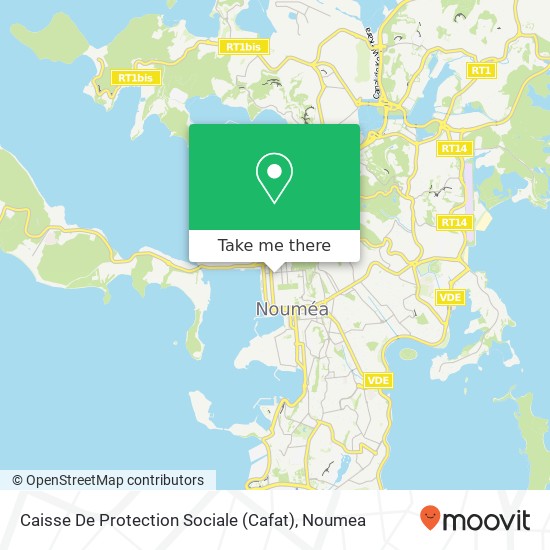 Caisse De Protection Sociale (Cafat) map