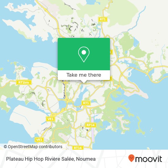 Plateau Hip Hop Rivière Salée map