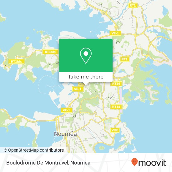 Boulodrome De Montravel map