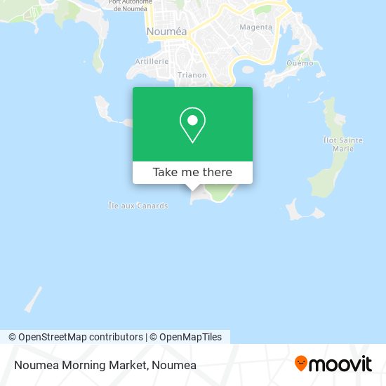 Noumea Morning Market map