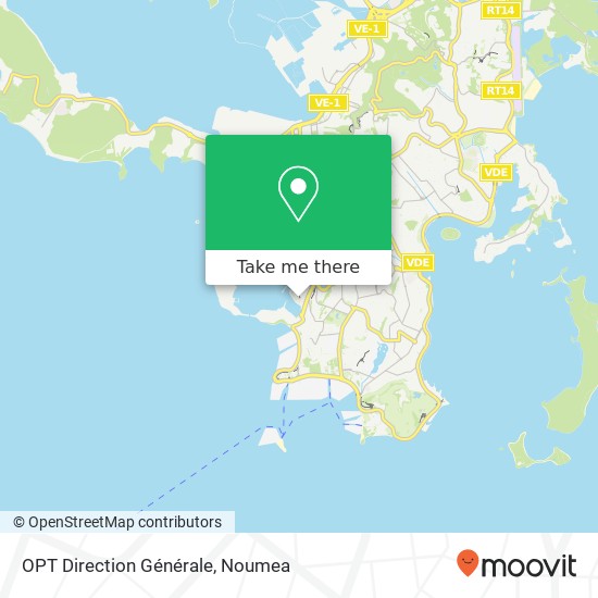OPT Direction Générale map