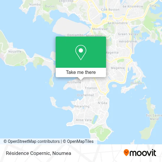 Résidence Copernic map