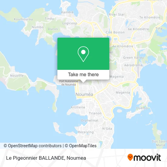 Le Pigeonnier BALLANDE map