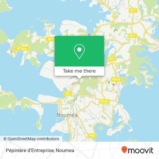 Pépinière d'Entreprise map