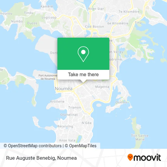 Rue Auguste Benebig map