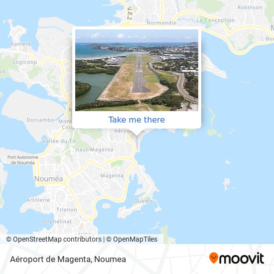 Aéroport de Magenta map