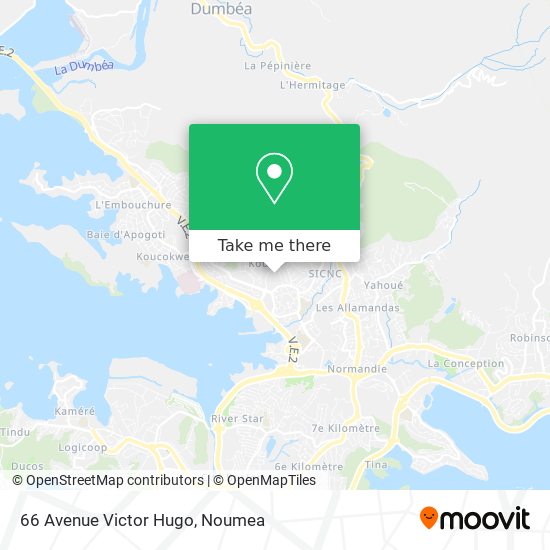 66 Avenue Victor Hugo map