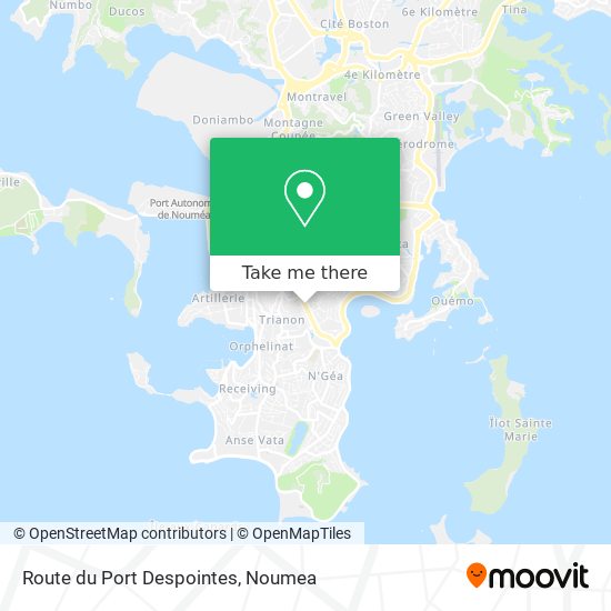 Route du Port Despointes map