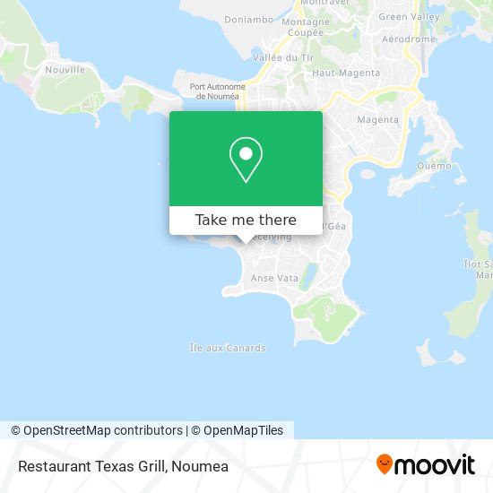 Restaurant Texas Grill map