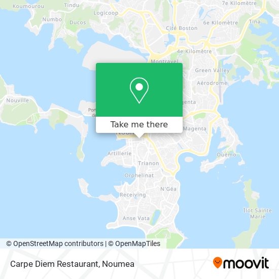 Carpe Diem Restaurant map