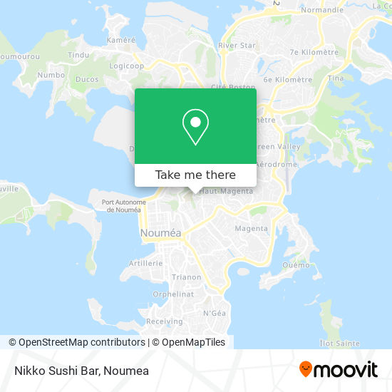 Nikko Sushi Bar map