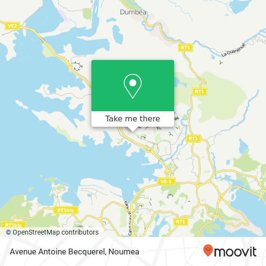 Avenue Antoine Becquerel map