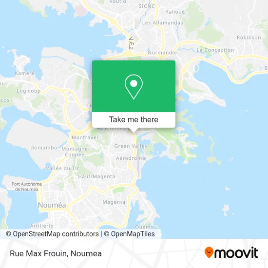 Rue Max Frouin map