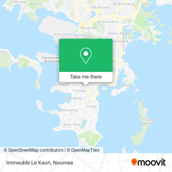 Immeuble Le Kaori map