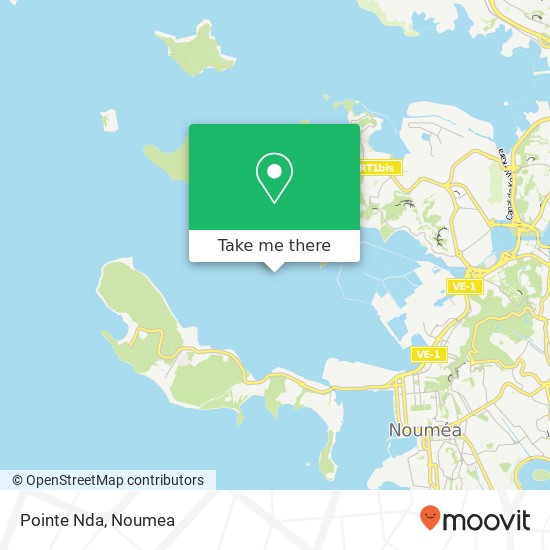 Pointe Nda map