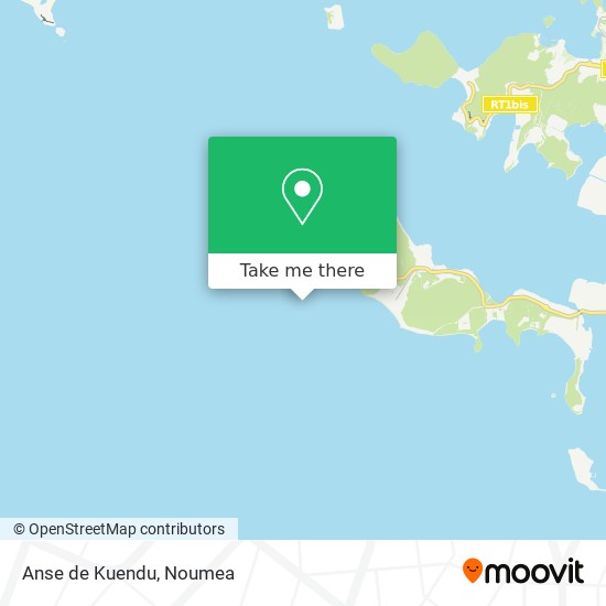 Anse de Kuendu map