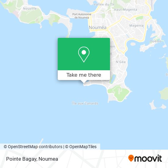 Pointe Bagay map