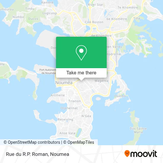 Rue du R.P. Roman map