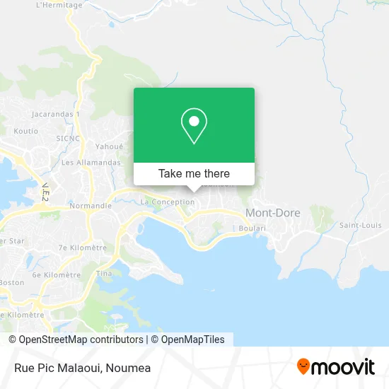 Rue Pic Malaoui map