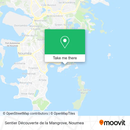 Sentier Découverte de la Mangrove map