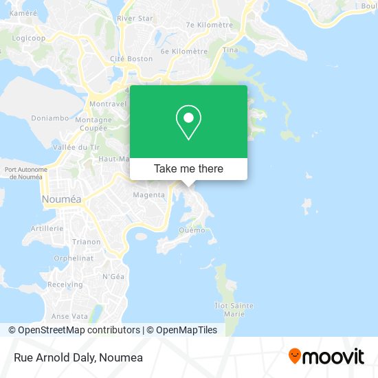 Rue Arnold Daly map