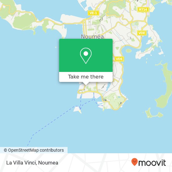 La Villa Vinci, Nouméa, Nouméa map