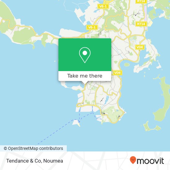 Tendance & Co, Port Plaisance Nouméa, Nouméa map