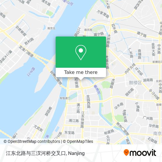 江东北路与三汊河桥交叉口 map