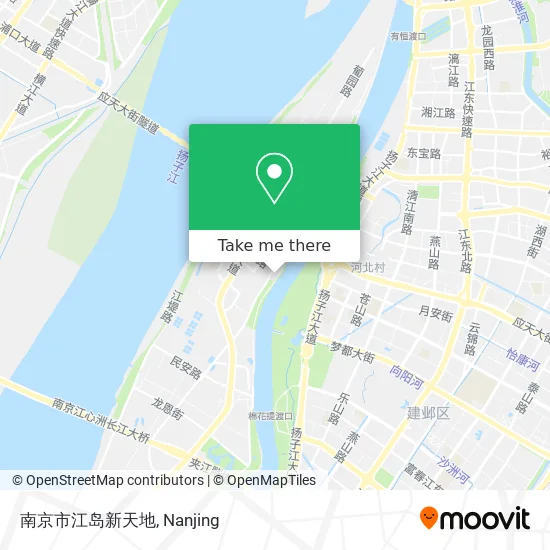 南京市江岛新天地 map