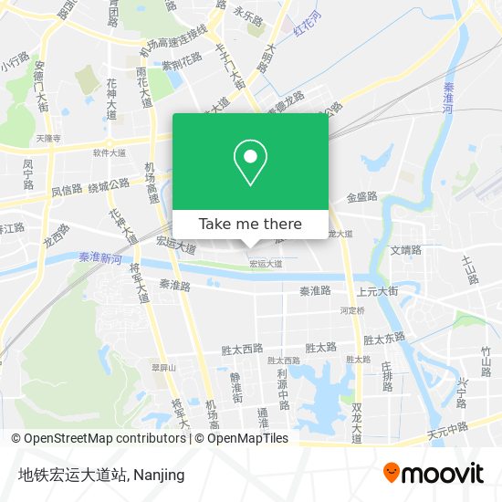 地铁宏运大道站 map