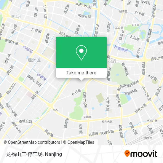 龙福山庄-停车场 map