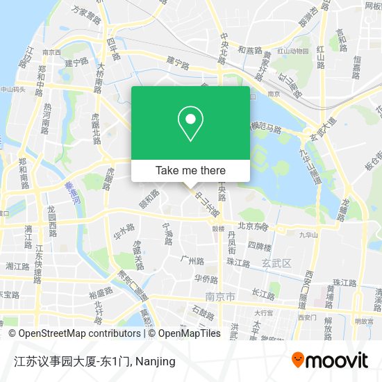 江苏议事园大厦-东1门 map