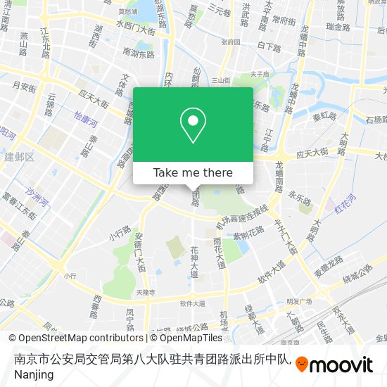 南京市公安局交管局第八大队驻共青团路派出所中队 map