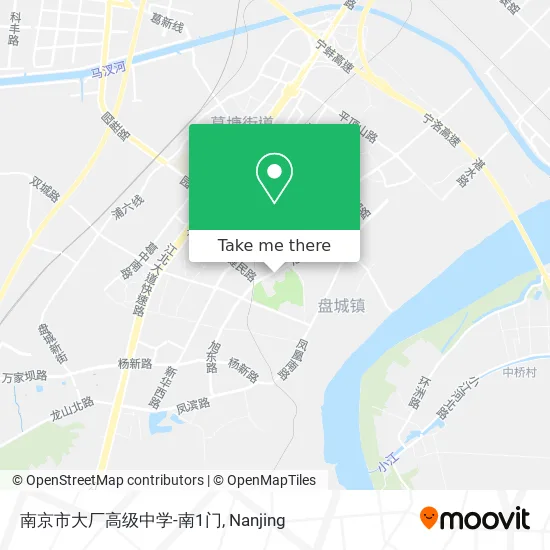 南京市大厂高级中学-南1门 map
