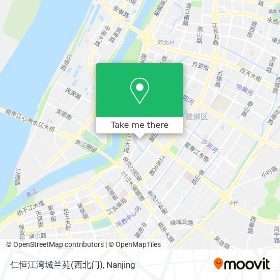 仁恒江湾城兰苑(西北门) map