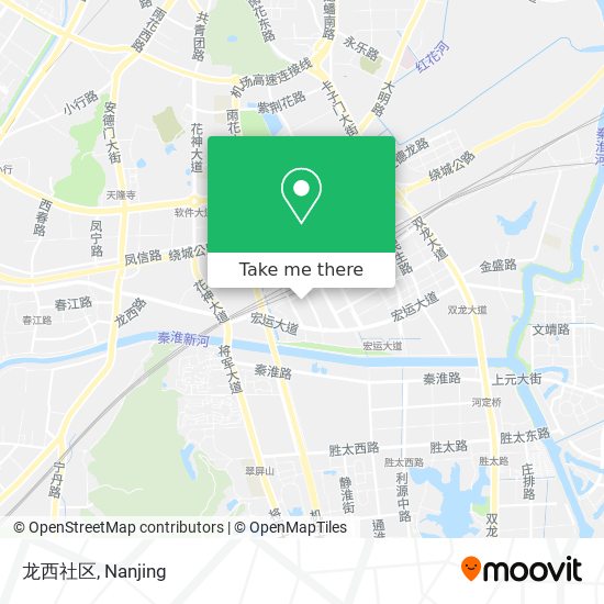 龙西社区 map