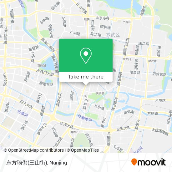 东方瑜伽(三山街) map