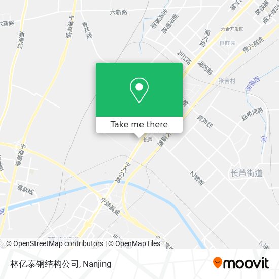 林亿泰钢结构公司 map