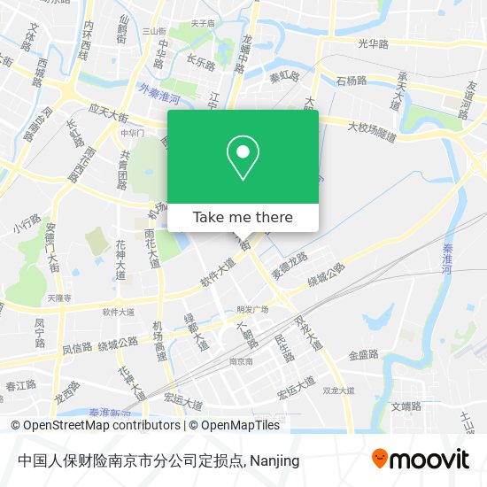 中国人保财险南京市分公司定损点 map