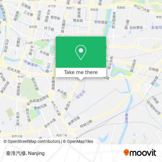 秦淮汽修 map