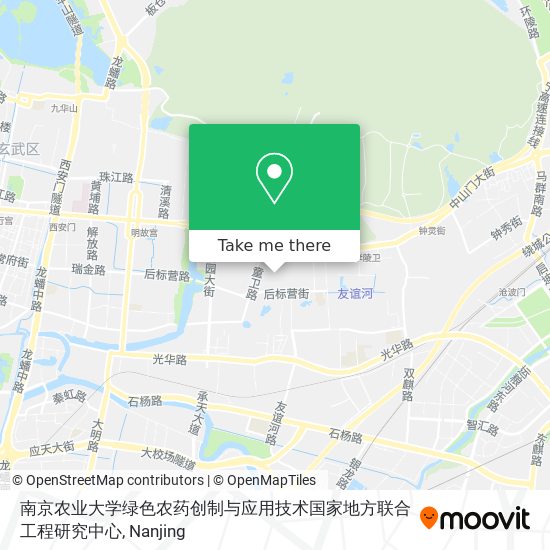 南京农业大学绿色农药创制与应用技术国家地方联合工程研究中心 map