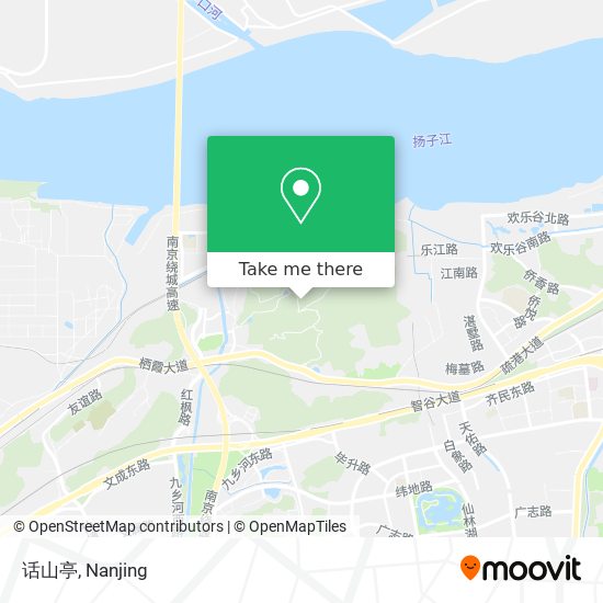 话山亭 map