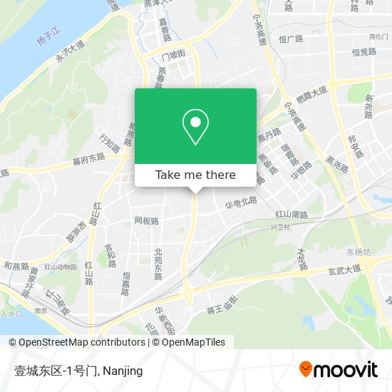 壹城东区-1号门 map