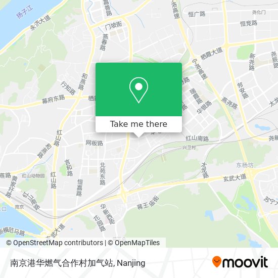 南京港华燃气合作村加气站 map