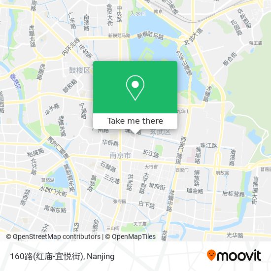 160路(红庙-宜悦街) map